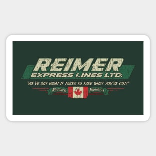 Reimer Express Lines What it Takes 1952 Magnet